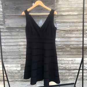 Rare White House Black Market black dress